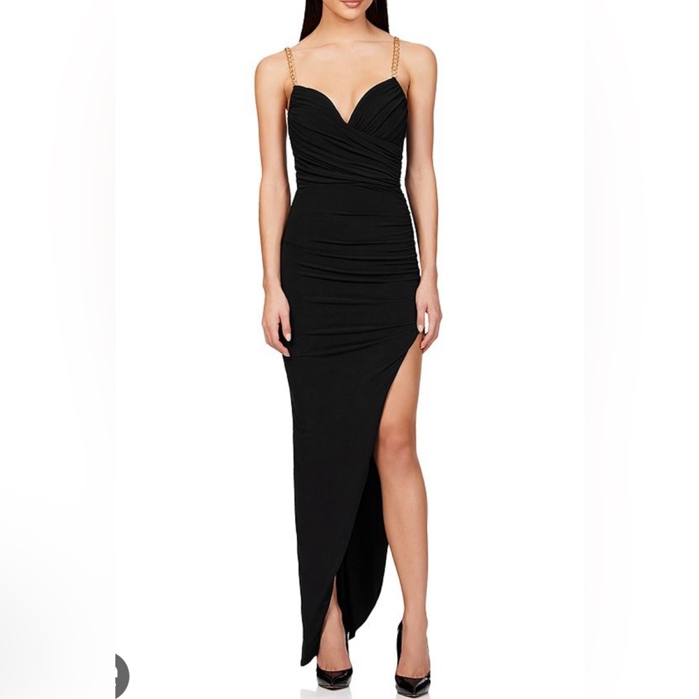 NWT Nookie Allegra Chain strap sweetheart gown